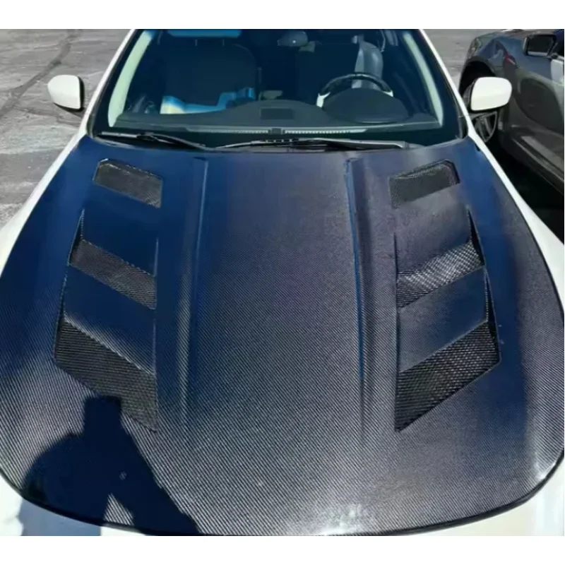 Superior 3K Carbon Fiber Front Hood with Vents Compatible G37