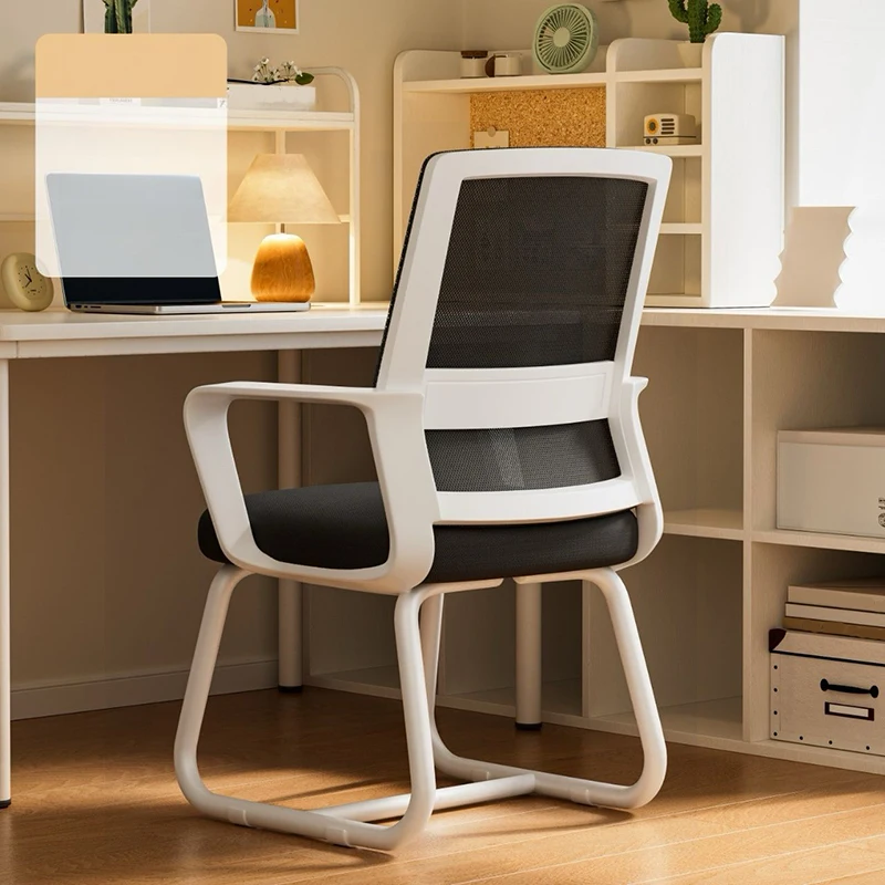 Customizable Computer office chair ergonomic mesh breathable desk chair sedentary chair with armrests backrest armchair for meet