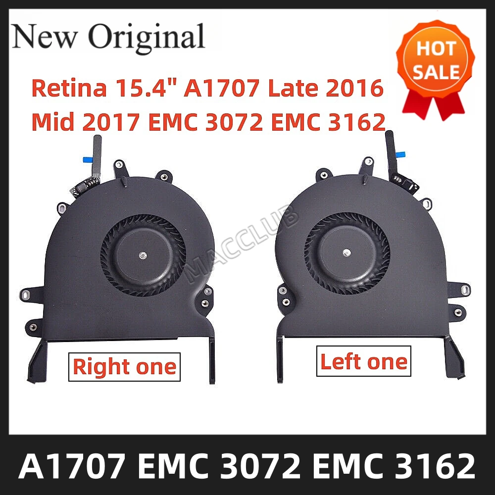 

A1707 Fan for Macbook Pro Retina Macbook Pro Retina 15" A1707 Left Right Pair Set 2016 2017 Year EMC 3072 3162 Fan