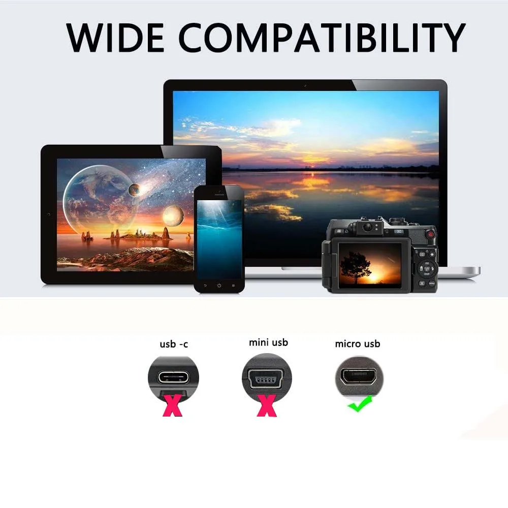 Micro USB to Micro B OTG Adapter Cable USB Micro B Male to Micro B Male Cable Male to Male - Micro USB OTG Cable