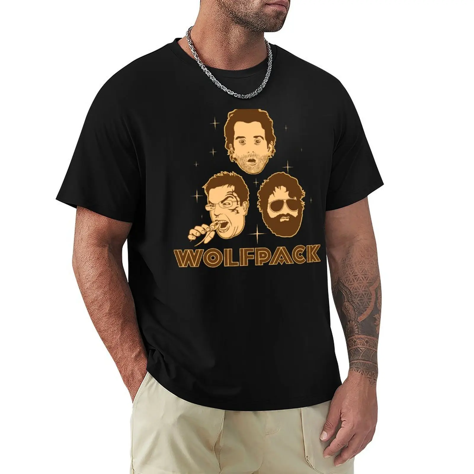

The Hangover Wolfpack T-Shirt Long Lasting Casual T-Shirt