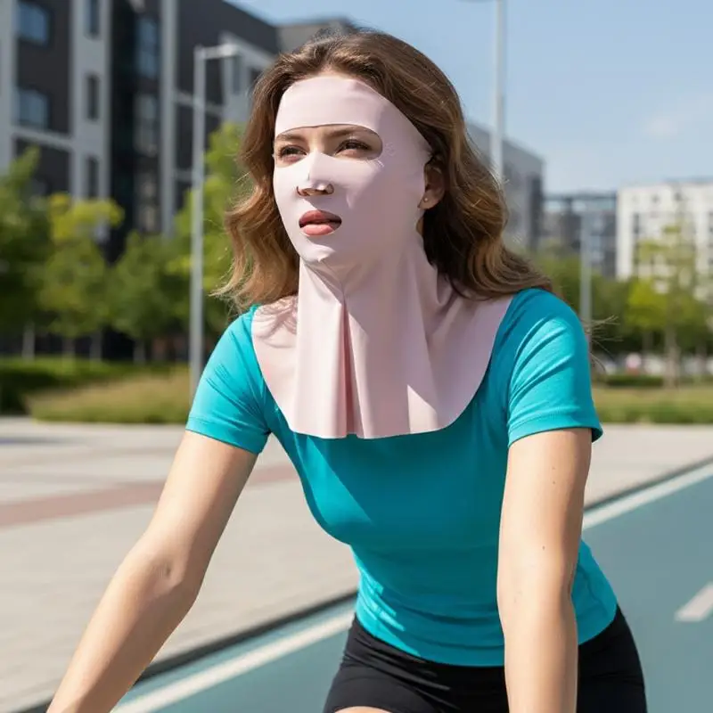 

Outdoor Sports Running Face Guard Mask Ear-Hanging Open Mouth Nose Breathable Sun Protection Mask Anti-UV Riding Face Mask