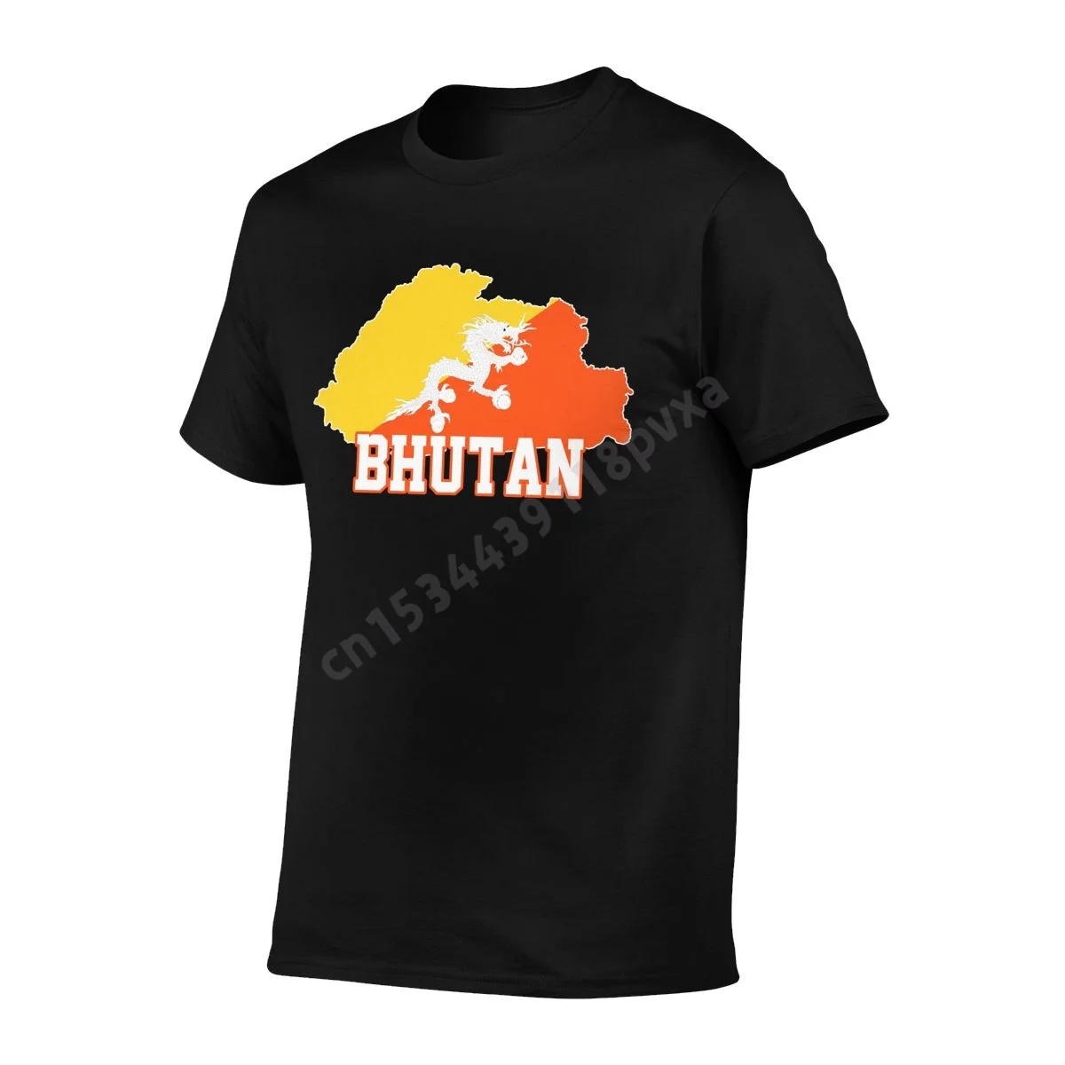 Bhutan Flag Bhutanese Country Map IT'S IN MY DNA Men Women T-shirt Boys Tees T Shirt Hip Hop Tshirts XS-5XL 100% Cotton