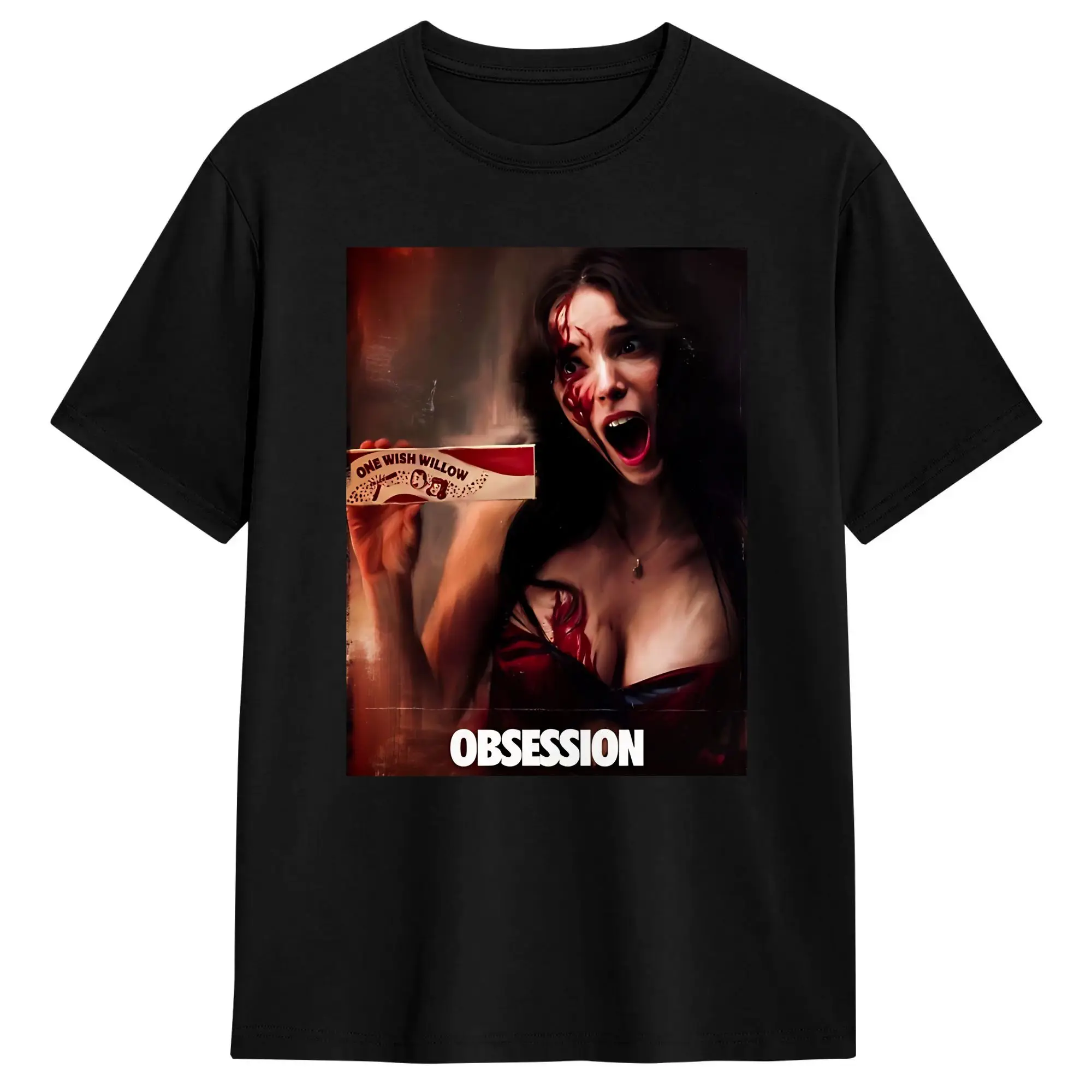 Streetwear T-Shirt Beach Obsession One Wish Willow T-Shirts  Cotton Tshirt for Couple Y2K Casual Plus Size 6XL Short Sleeve Tees