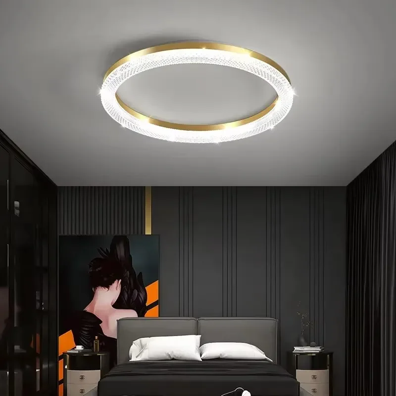 

Nordic Lamp Minimalist Ceiling Lamp Bedroom Acrylic Dining Room Light Luxury Home Decor Indoor LED Chandelier Lighting Fixture