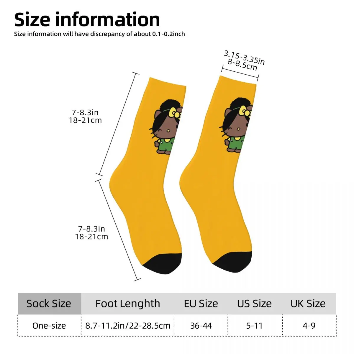 Jamaican Flag Socks Hellos Kittys Funny Stockings Men Comfortable Climbing Socks Autumn Pattern Non-Slip Socks