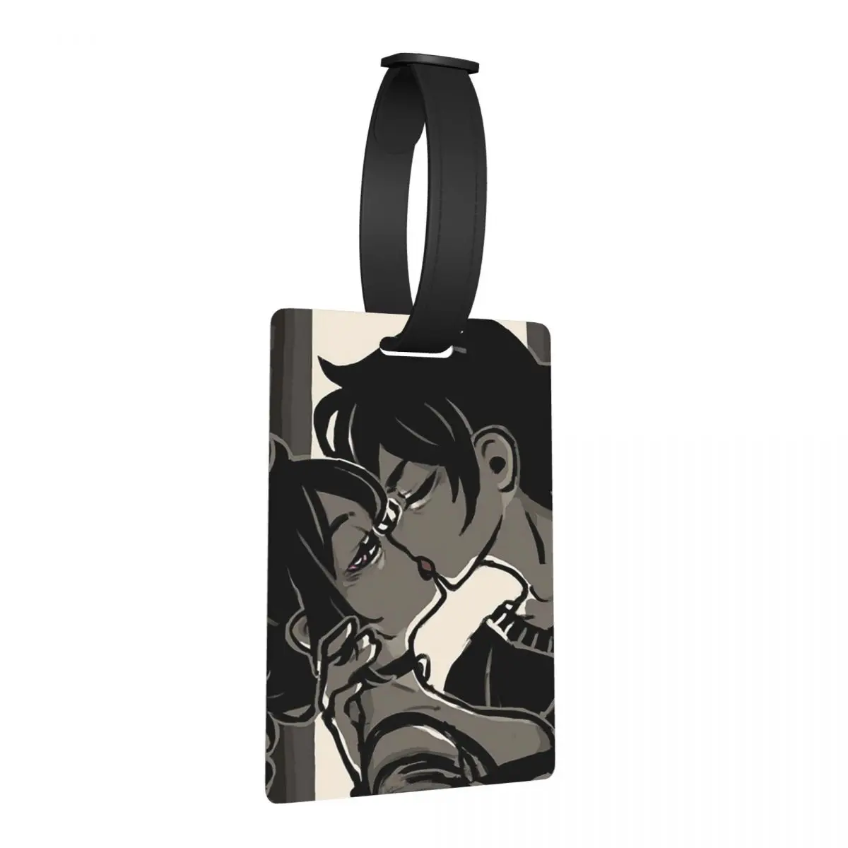 

Ashley And Andrew The Coffin Of Andy And Leyley Luggage Tags Suitcase Fashion Baggage Boarding Tag Label Holder ID Name Address