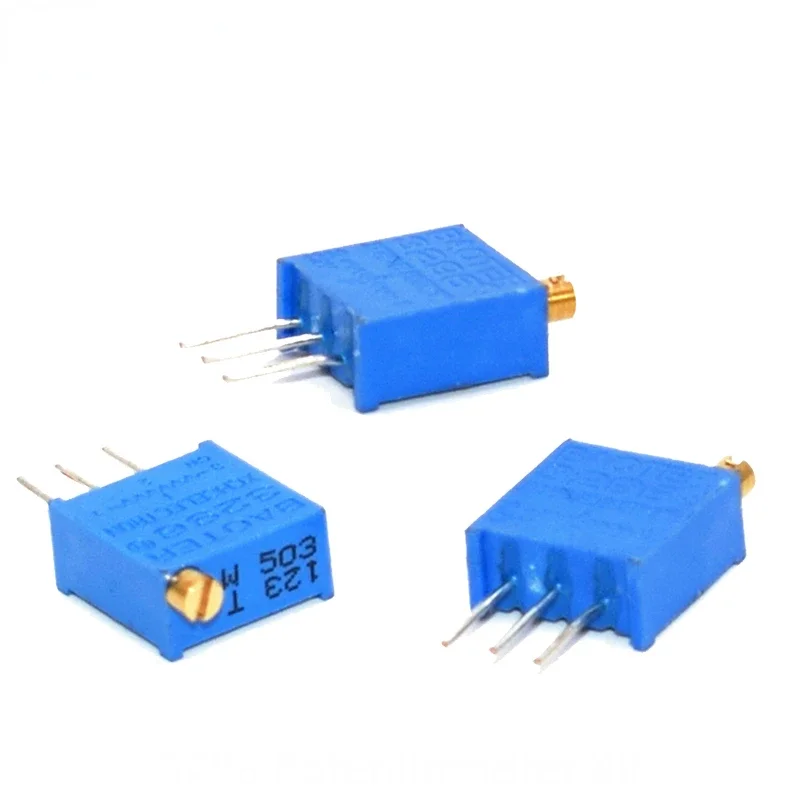 

10PCS 3296 potentiometer Kit High Precision 3296W Variable Resistor 100R -1M 200R 500R 1k 2k 5K 10K 20K 50K 100K 200k 500k