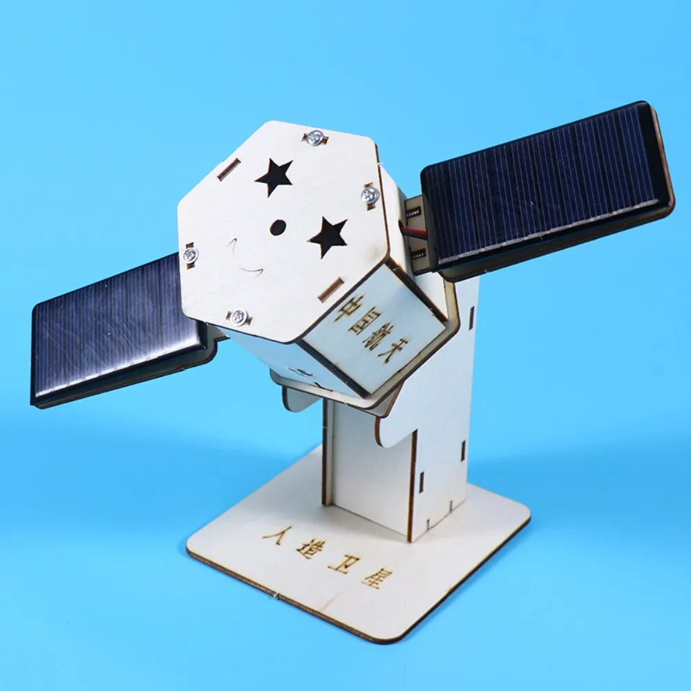

Solar Powered Satellite Model Kit for Students DIY Space Station Educational Science Project Toy for Kids and Adults