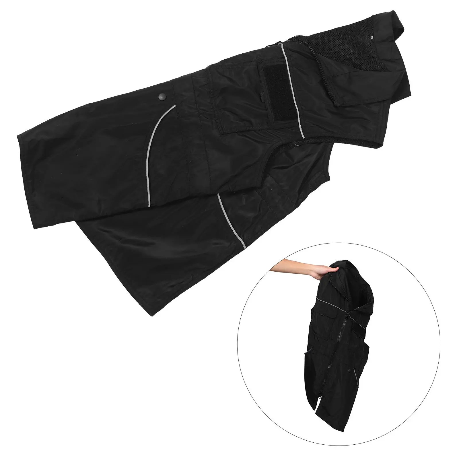 

Dog Trainer Vest Men Women Multi-Pocket Anti-Scratch Reflective Strip Obedience Jacket Dog Handler Training Gear