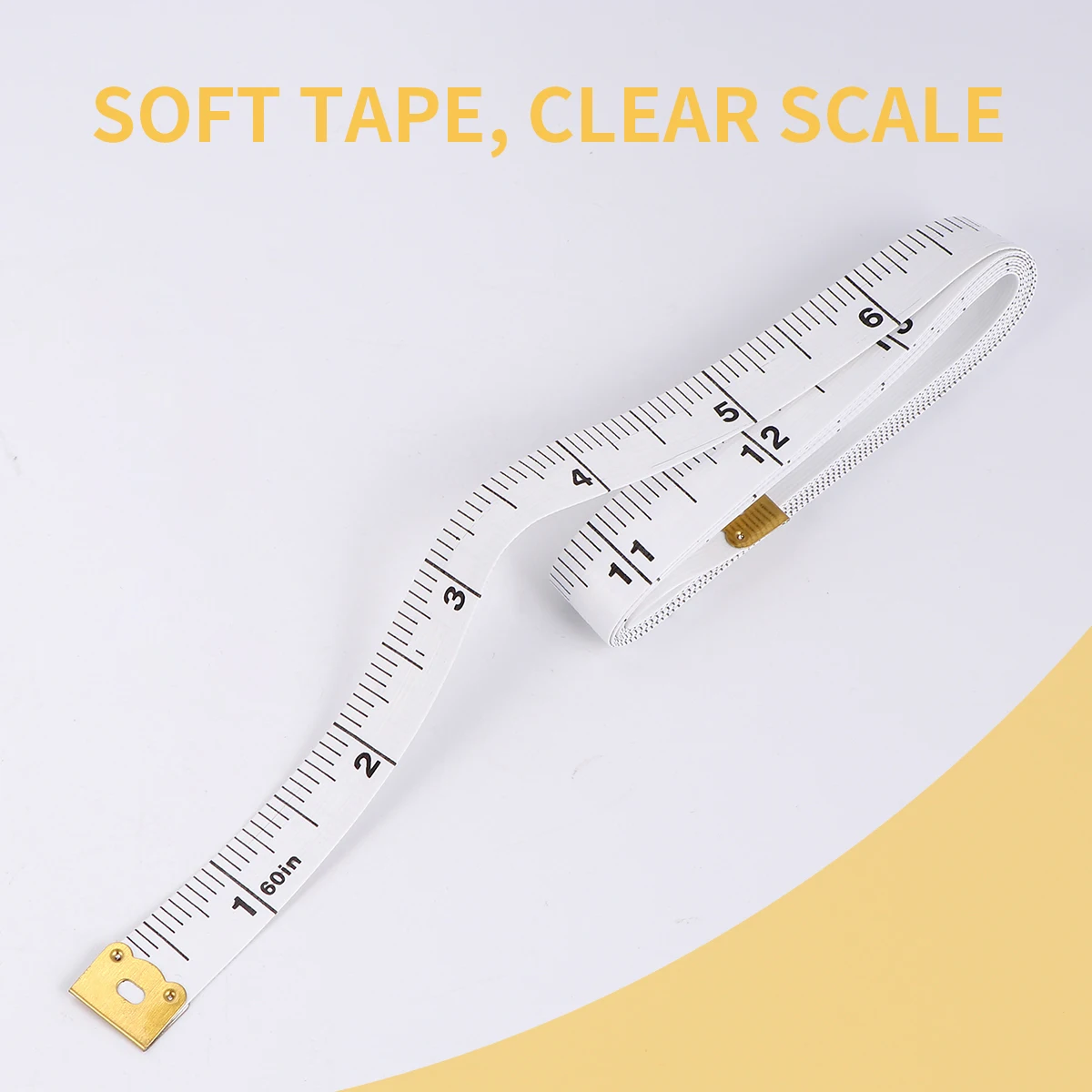 

High Precision Mini Flexible Ruler Portable Black Circular Tape Measure Home Measurement Instrument Long Lasting Durable PVC