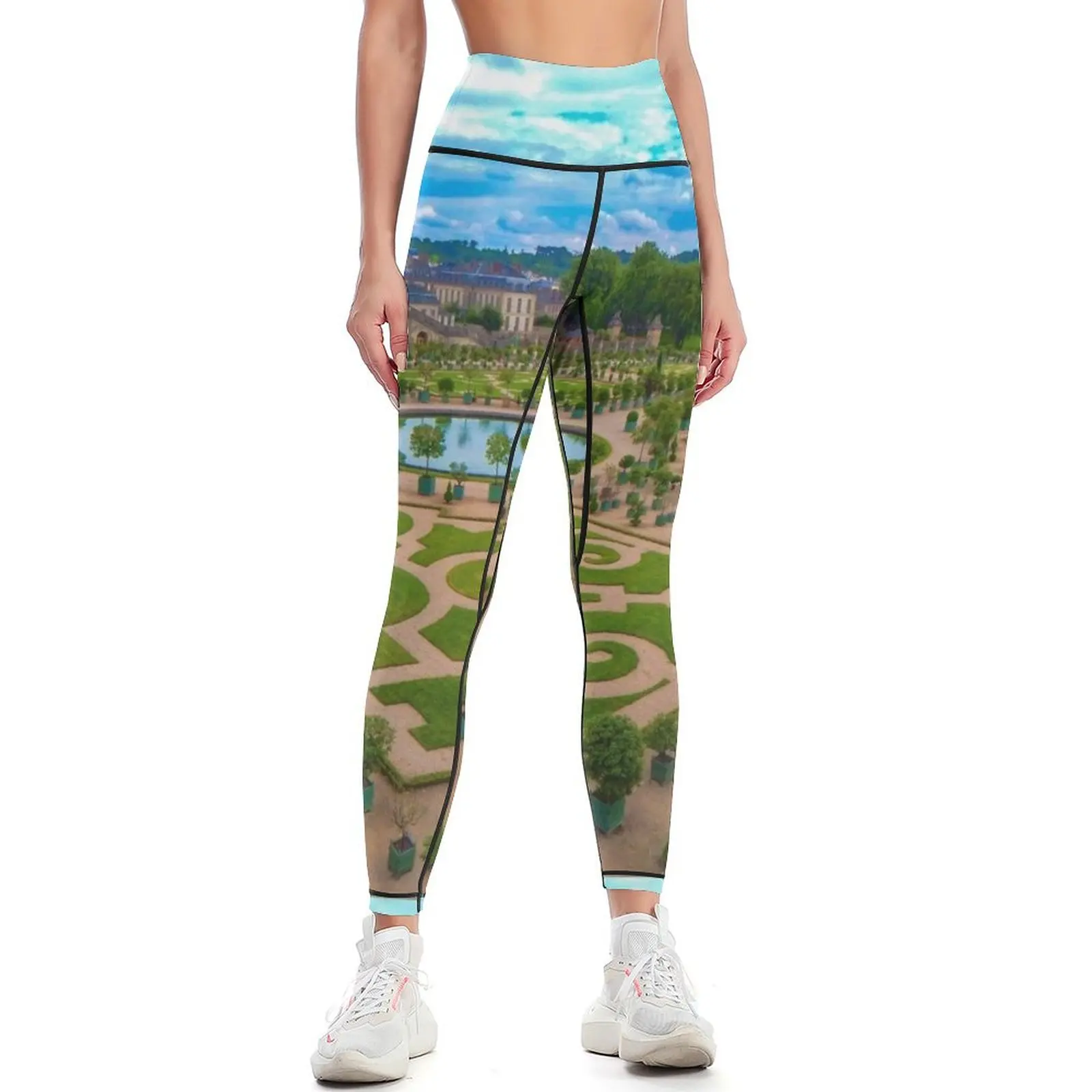 

Palace of Versailles, France Leggings sporty woman gym sports shirts gym Womens Leggings