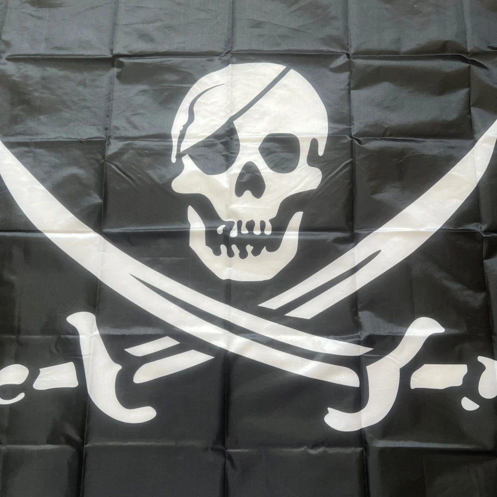 Skull  Pirate Flag 90x150cm Large Skull Crossbones Pirate Flag Jolly Roger