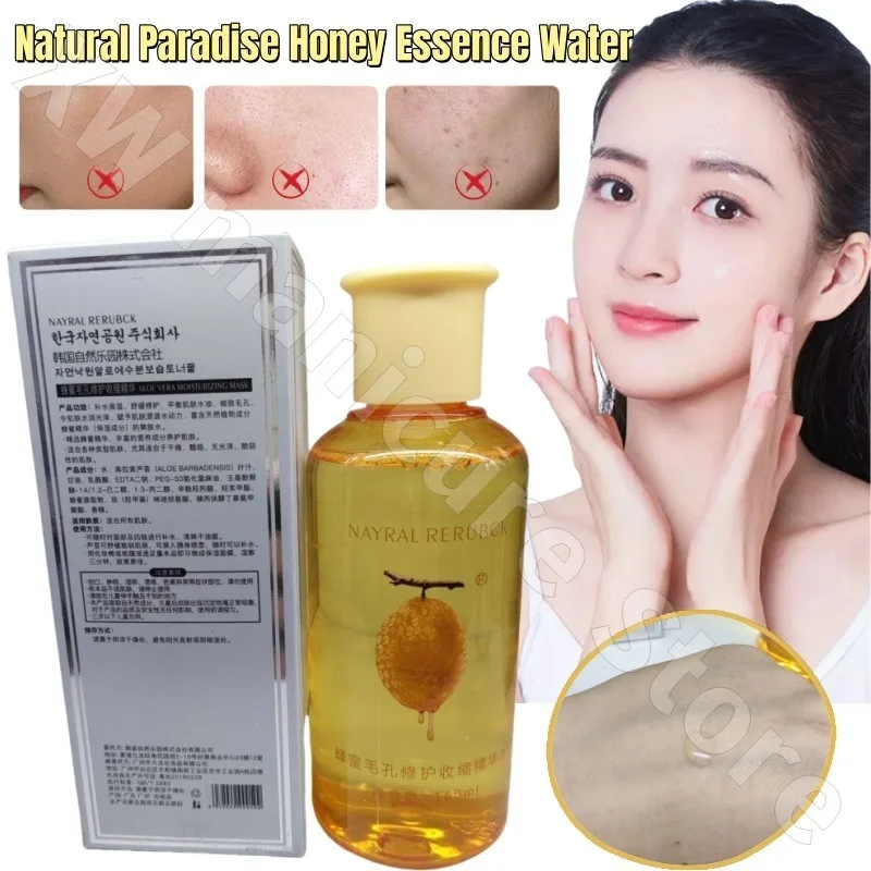 

Natural Paradise Honey Pore Repair Shrinking Essence Water Wet Compression Moisturizing Replenish Dry Skinning and Roughness