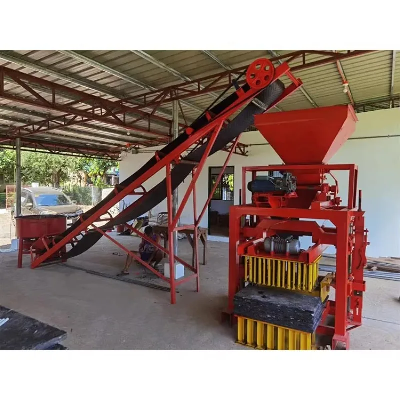 QT4-35 Semi-automatic Hollow Brick Making Machine, Compact And Portable Machine With High Output And Stable Performance