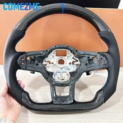 Carbon Fiber Steering Wheel leather Alcantara For Volkswagen Golf 7 7.5 GTI GTD GTE R 2013-2020 Polo GTI Tiguan Passat DSG