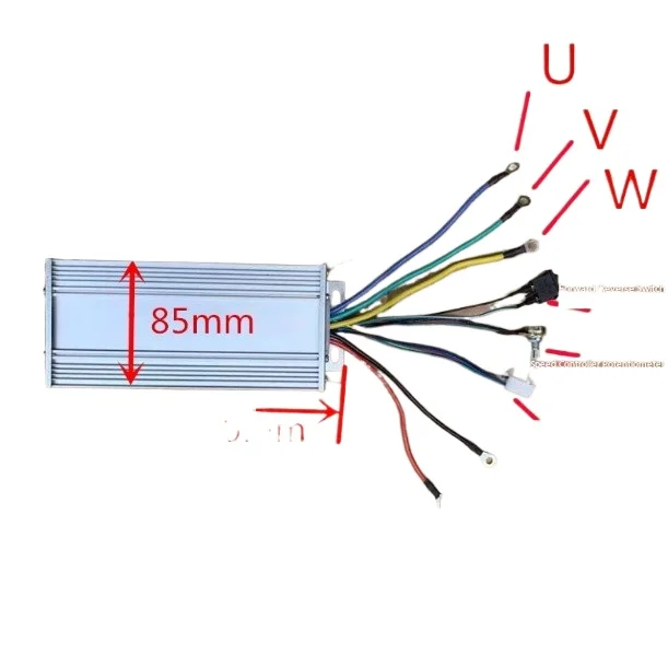 DC12V-24V Brushless Motor Controller, High Power, Brushless Motor Driver 800W 40A