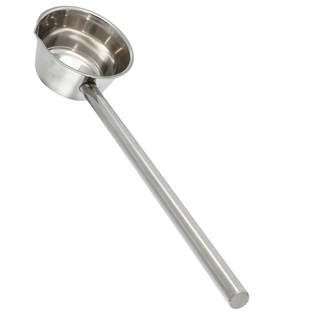 

Extended Handle Stainless Steel Soup Ladle Large Capacity Kitchen Water Scoop Garden Pouring Spoon Long Handle Kitchen Gadgets