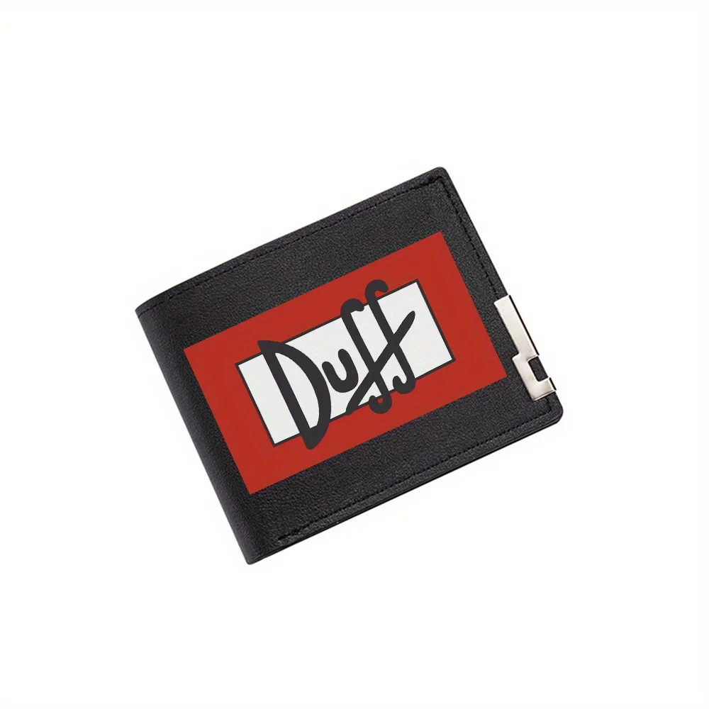 Duff beer logo design style Men's Wallet Printing Design Simple Modern Stylish Business Father's Boyfriend's Christmas Lover's G