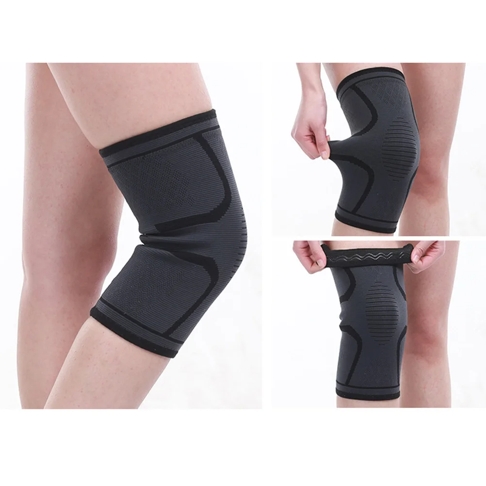 

1 pc Sports Knee Support Sleeves Black Xl Anatomical Pain Relief For Osteoporosis Post-Surgery Swelling Joint Protection Running