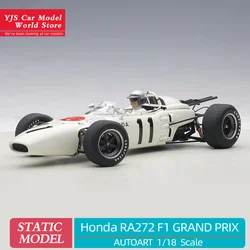 AUTOart 1:18 Honda RA272 F1 GRAND PRIX Mexico 1965 action figure version Car model Static ornament