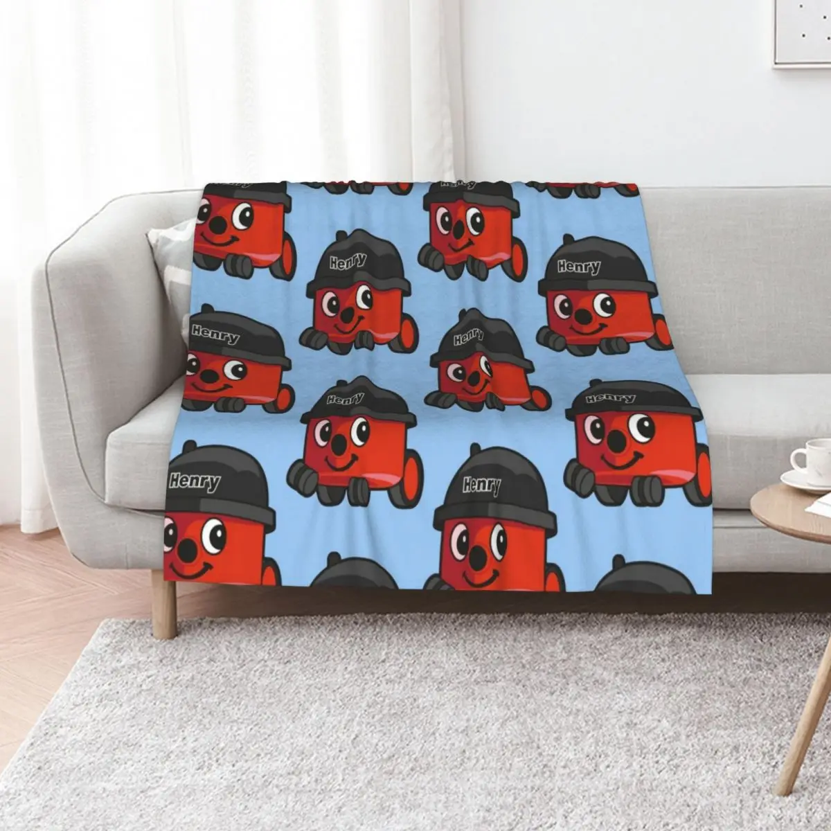 henry hoover Throw Blanket Soft Bed Camping Blankets For Sofas Retros Fashion Sofas Blankets
