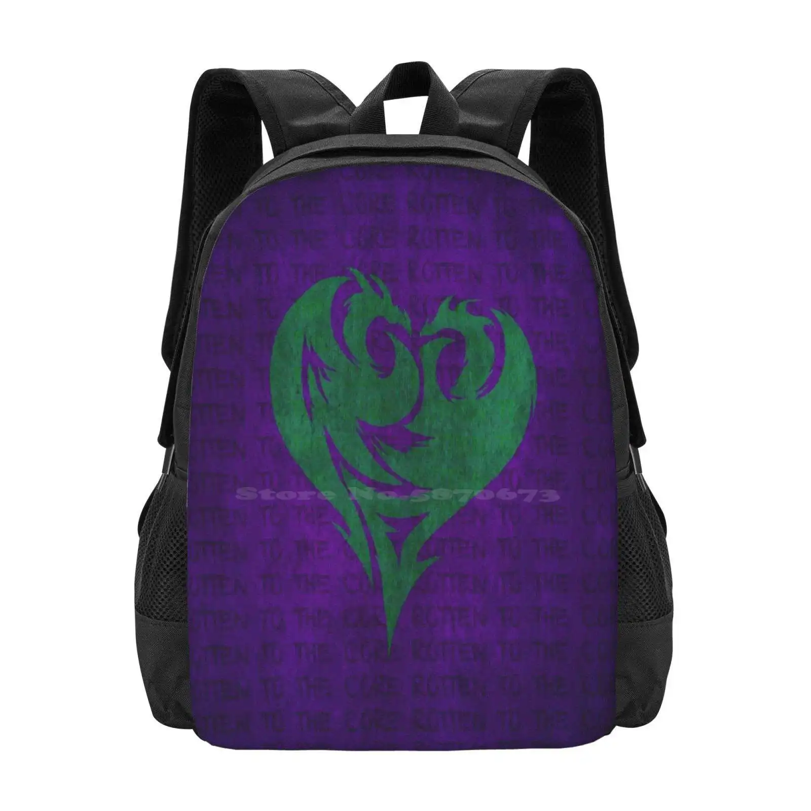 Mal Dragon Backpacks For School Teenagers Girls Travel Bags Mal Bertha Wicked World Descendants Wdw Isle Of The Lost Kids