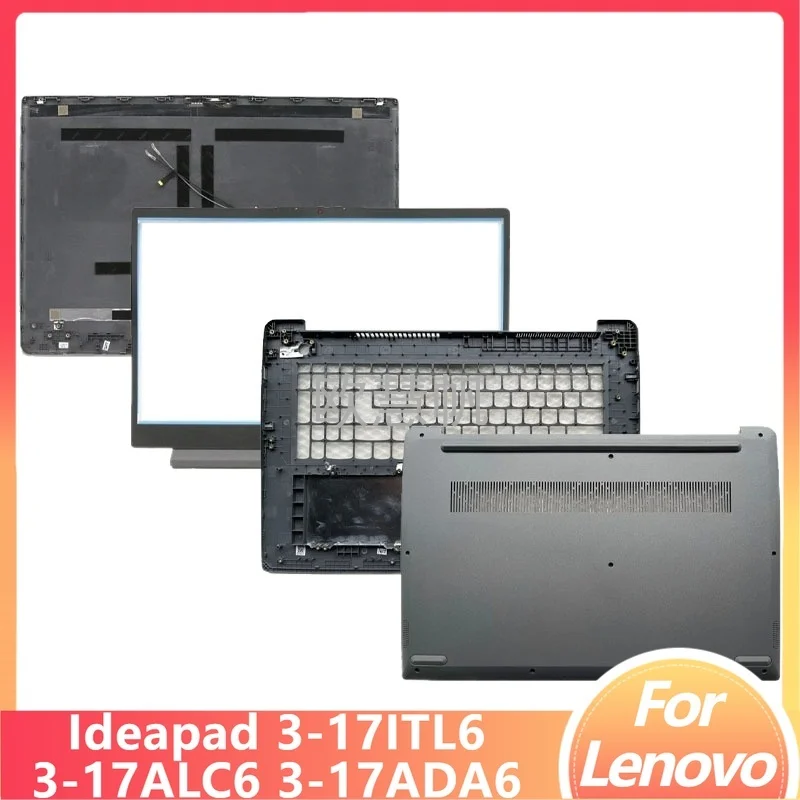 M For Ideapad 3-17ITL6 3-17ALC6 3-17ADA6 17S 2021 Laptop LCD Back Cover Frame Bezel Palmrest Upper Cover Bottom Case