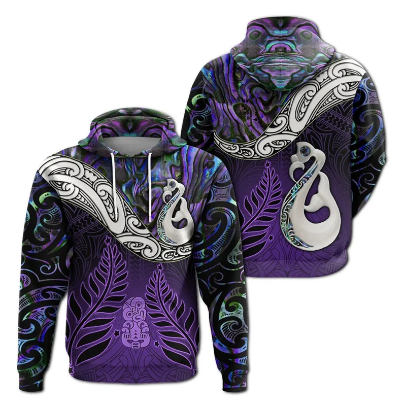 3D Fashion New Zealand Maori Printing Hoodies For Men Go Aotearoa Graphic Hooded Sweatshirts Kid Cool Hip Hop Sports Pullovers