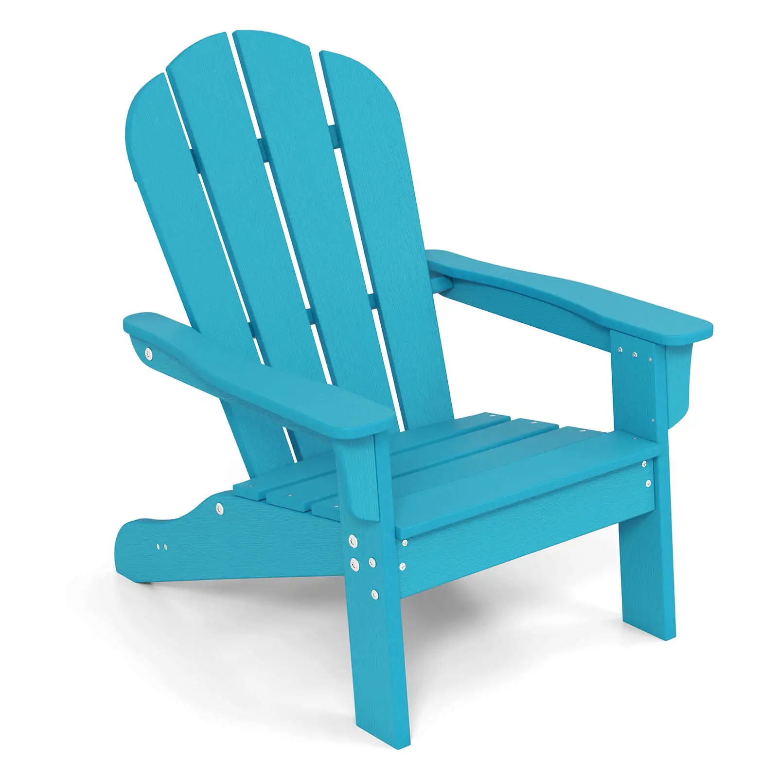 Kids Adirondack Chair w/High Backrest Armrests Fire Pit Chair for Kids Ages 3-8