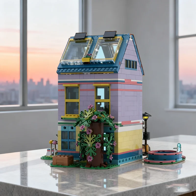 

1106pcs MOC Modular Dog Rescue Center Friendse Model Building blocks Architecture Assemble Christmas gifts DIY toy idea Brick