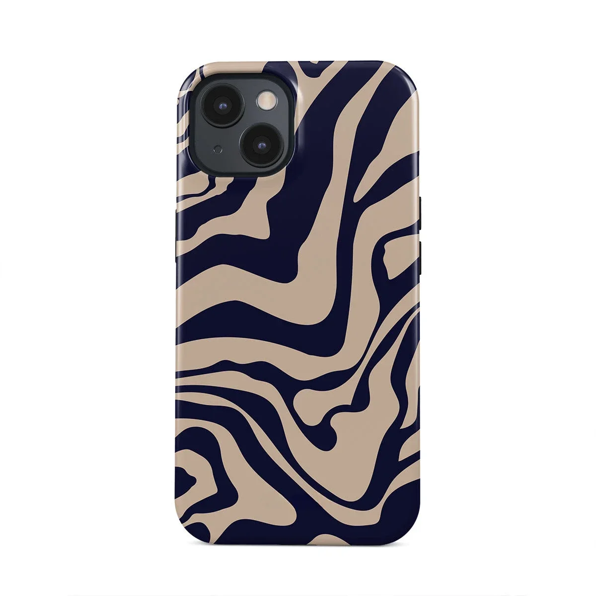 Zebra Stripe Fashion Pattern Case For IPHONE 16ProMax 15 14 13 12 11 PRO Plus Acrylic TPU Two in one Magnetic Phone Cases