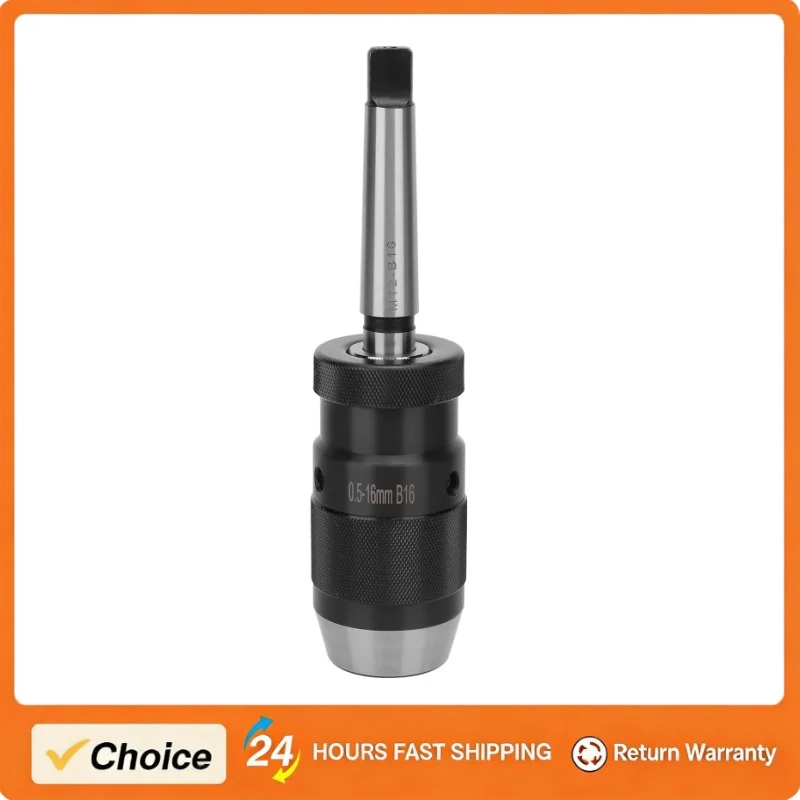 Quick Release Chuck Keyless Drill Chuck for Drilling Machine 0.5‑16mm MT2‑B16 Morse Taper Quick Release Keyless Drill Chuck