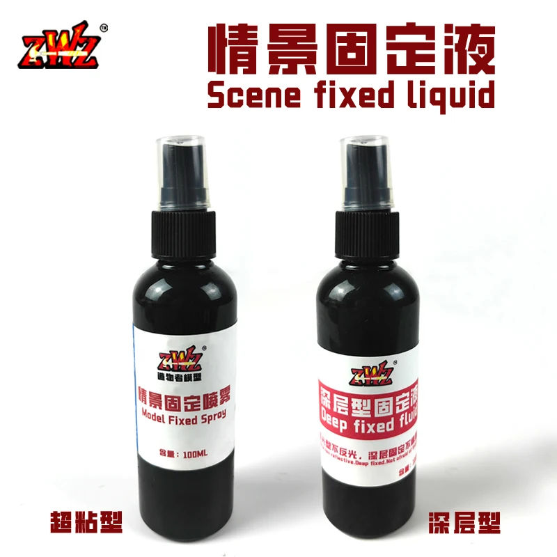 سيناريو المشهد السيناريو السائل الثابت رذاذ لاصق نموذج ساندمان الجندي منصة تحديد السوائل اكسسوارات أدوات 100 مللي #1