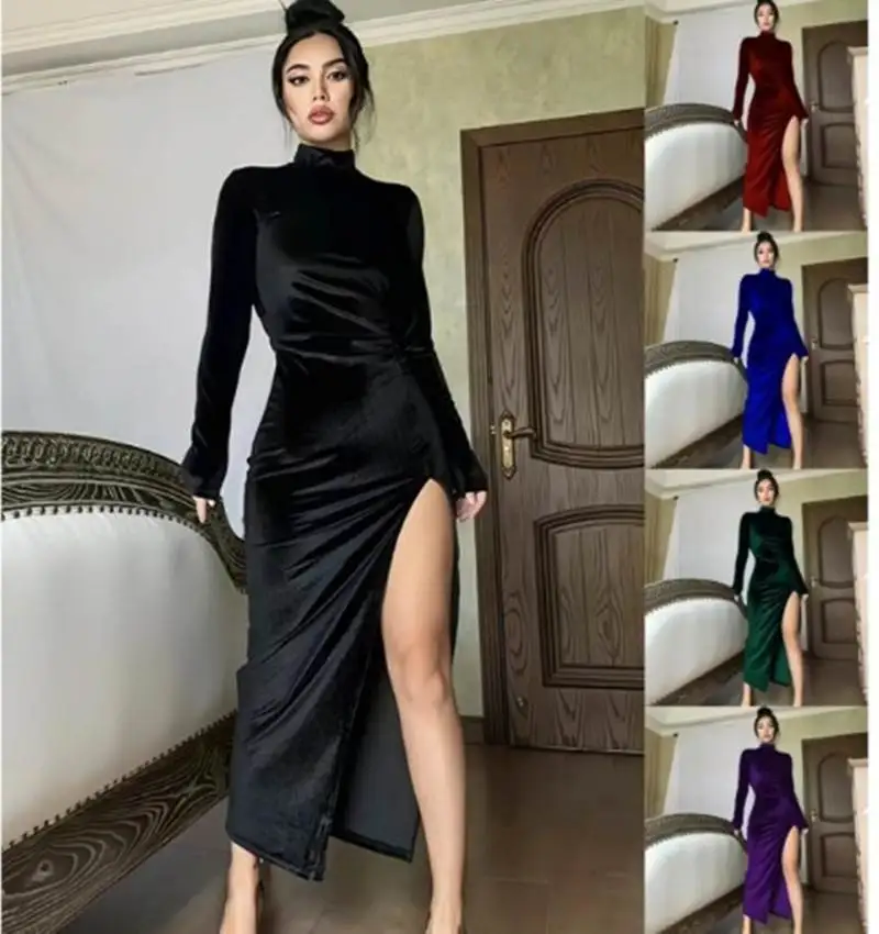 Women's Velvet Long… - image