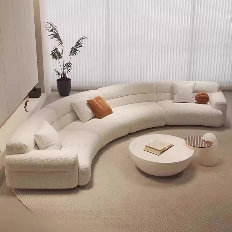 orner large arc fabric combination sofa modern beauty salon large and small apartment villa living