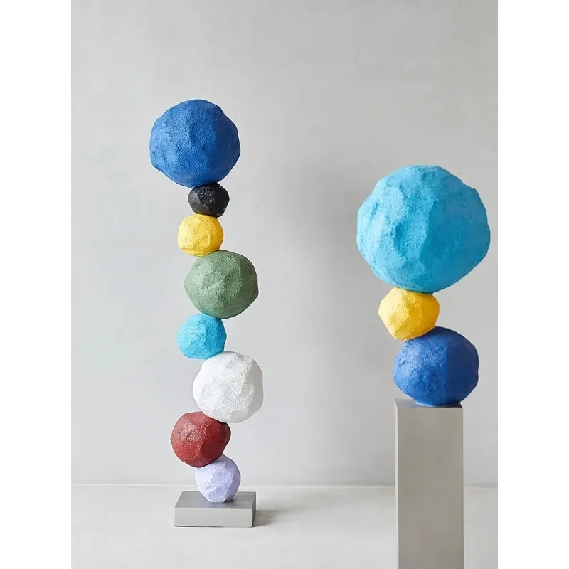 Decorative ornaments Creative home, living room porch Color sculpture, art installation props