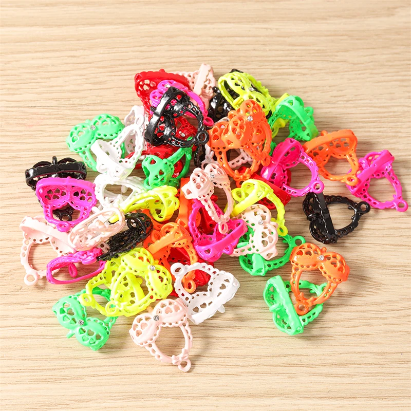 5 Stück 18x21mm Niedliche Bunte Metall-Bikini-Badeanzug-Anhänger für Halsketten, Ohrringe, Armbänder, DIY-Bastelarbeiten, Schmuckherstellung, Geschenk – Detail 14
