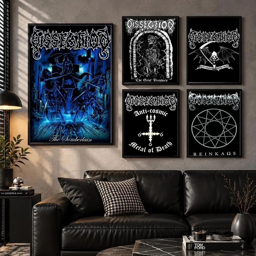 D-Dissection Poster Modern Wall Art Sticker For Living Room Bedroom Bar Home Decor Mural Painting Decoration