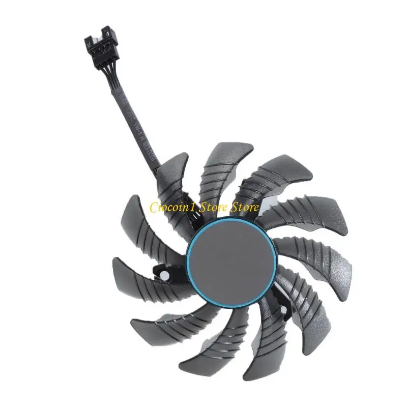 A3PC 75MM T128010SU Essential Cooling Fan T128010SU for RX6700XT 6600XT Graphics Cards Offering Superior Heat Regulation