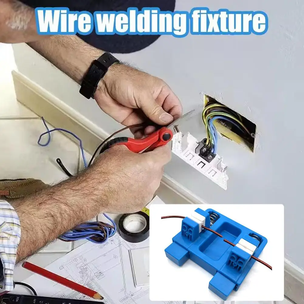 

Wire Holder for Soldering,Welding Station Clamp Fixture Bracket Table,Soldering Clamp Resistant Jaw for Circuit Board Mounting