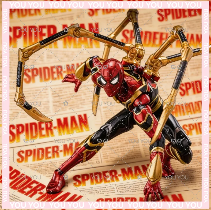 

MORSTORM E-model Marvel Iron Man MK50 49 46 47 43 MK7 Iron Spider-Man Deluxe, сборная модель в масштабе 1/9, подарочная игрушка