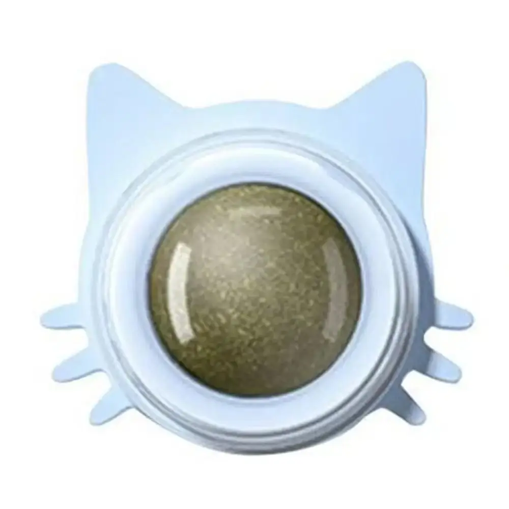 New Rotatable Catnip Ball Toy Healthy Promote Digestion Cat Ball Toy Natural Sugar Licking Kitten Toy