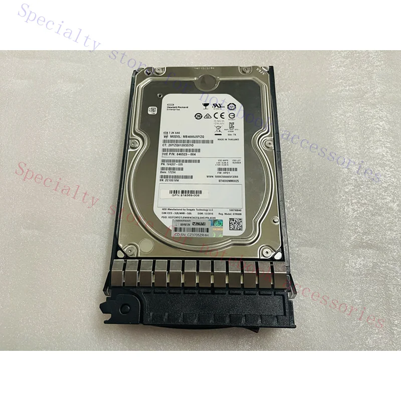 TTT+ 826550-001 FOR HPE 4TB 12G 7.2K SAS ST4000NM0025 LFF MidLine HDD 846523-004 HDD