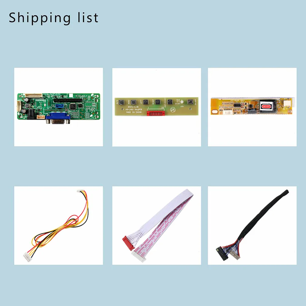 Universal VGA input singal LCD controller board RT2270C-A work for 13.3inch L133X2-3 1024x768 LCD panel