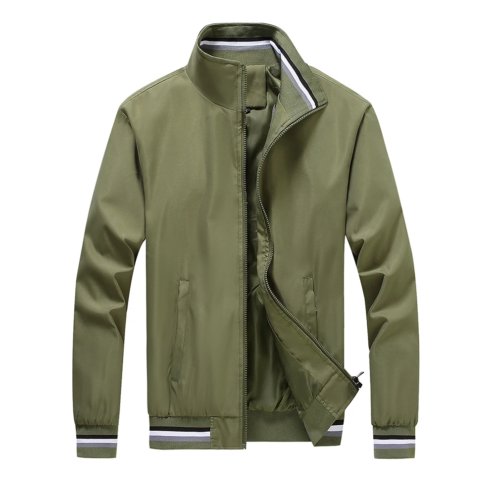 

2025 New Man Leisure Jacket New Spring Autumn Solid Color And Comfortable Zipper Style Fashion Windproof Jacket S-4XL