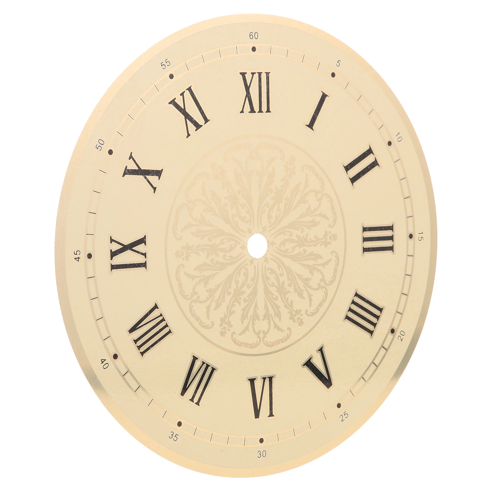 

Aluminum Disc Movement Clock Surface Wall Dial Replacement Parts Accessories Pupils