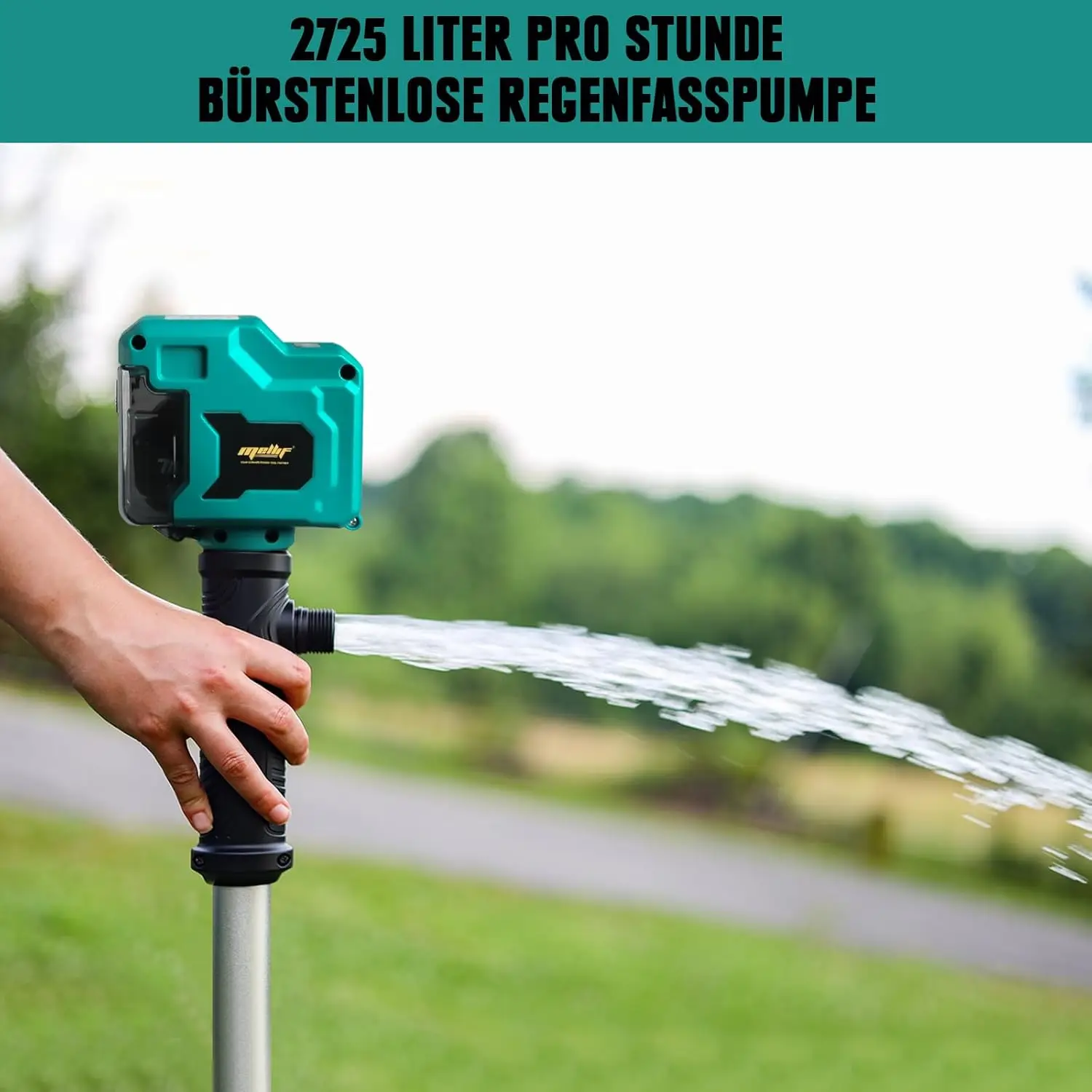 Cordless Stick Water Transfer Pump for Makita 18V Battery,Brushless Deep Well Submersible Pump for Pool Garden Pond(Tool Only)