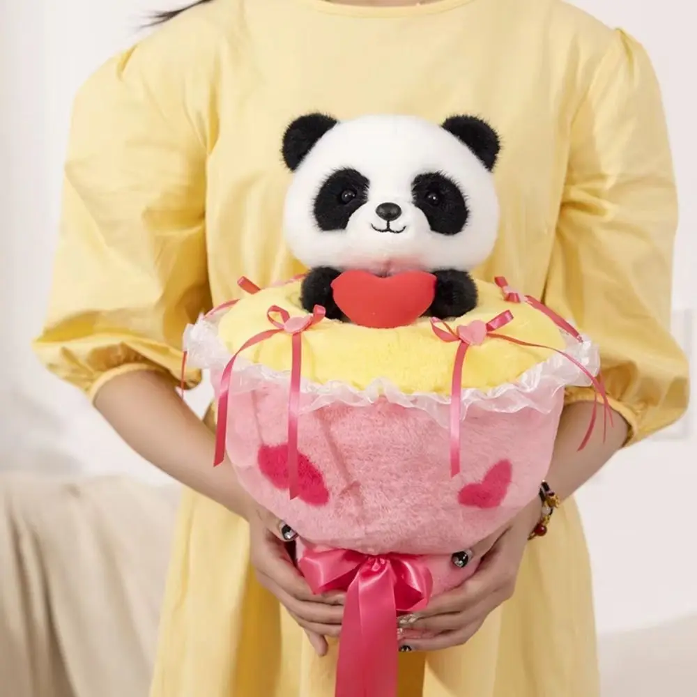 

Cartoon Animal Capybara Plush Bouquet Cute Handmade Panda Bouquet Plush Toys 40cm Soft Animal Bridal Bouquet Kids/Children Toys