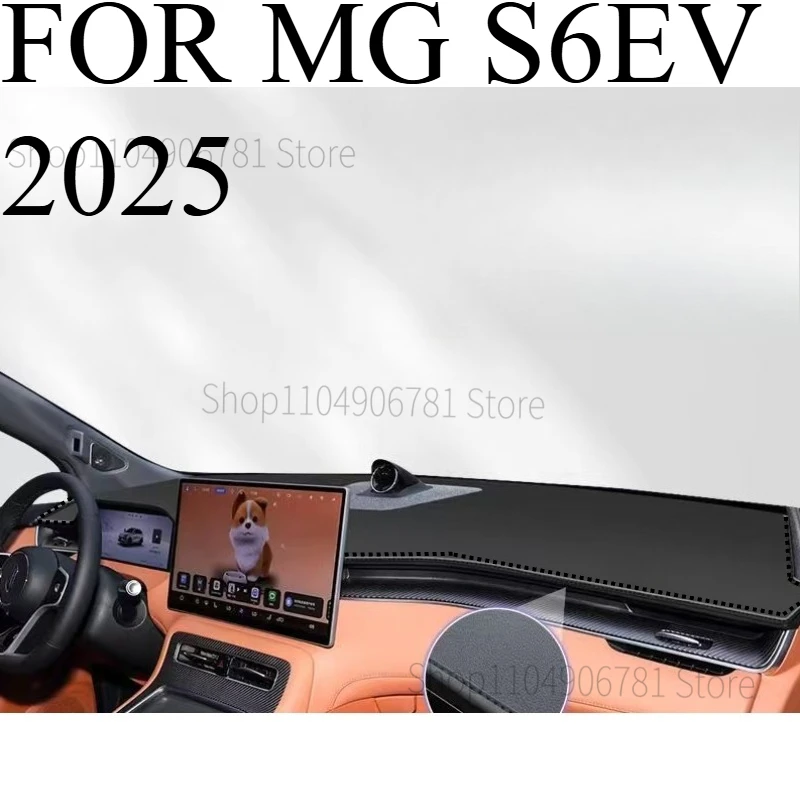 FOR ‌MG S6EV 2025 Car Dash Mat Dashmat Dashboard Mat Cover Sun Shade Dash Board Cover Carpet  Accessories